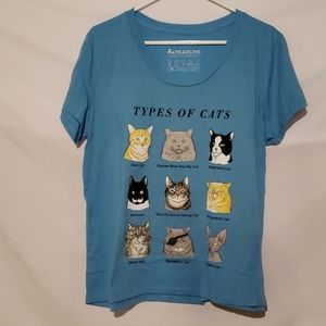 Modcloth types of cats shirt